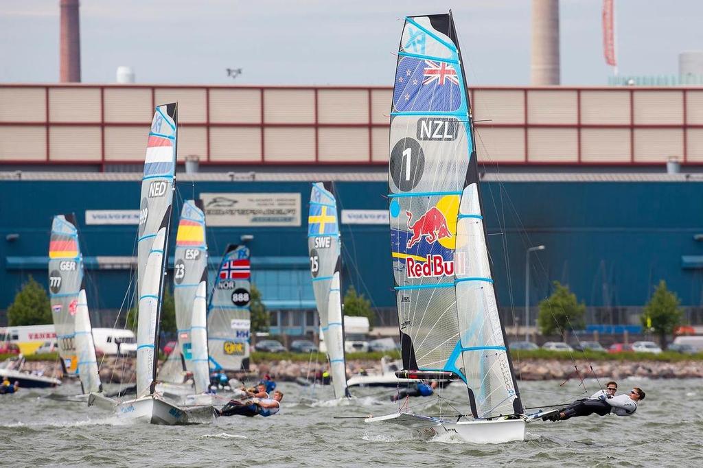  - 2014 49er and 49erFX European Championships - Day 5 © Mick Anderson / Sailingpix.dk http://sailingpix.photoshelter.com/